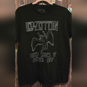 Led Zeppelin Black Graphic T-Shirt